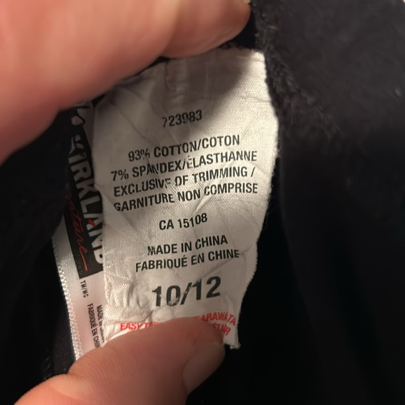 👧Girls Leggings. Size 10/12. Inseam 23”. Brand New Condition. Kirkland. - Picture 4 of 5